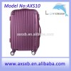 2015 fashionable purple trolley case business luggage women luggage bag aircrafrt trolley