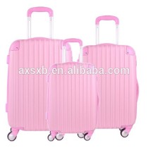 ABS 3 pcs set eminent shopping trolley women trolley bag hardshell suitcase