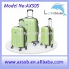 2016 fashionable aluminum jewelry travel trolley case hard case with wheels four wheel trolley