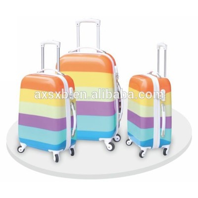 2016 fashionable luggage bright pink vintage luggage eminent trolley luggage