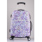 2015 fashionable different priting picture ABS PC trolley case