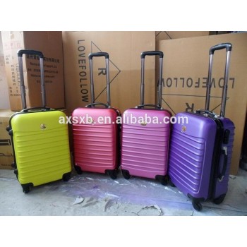 2016 fashionable vanity case luggage cheap hard shell luggage metal case luggage