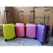 2016 fashionable vanity case kids trolley hard case luggage abs printed hard shell luggage