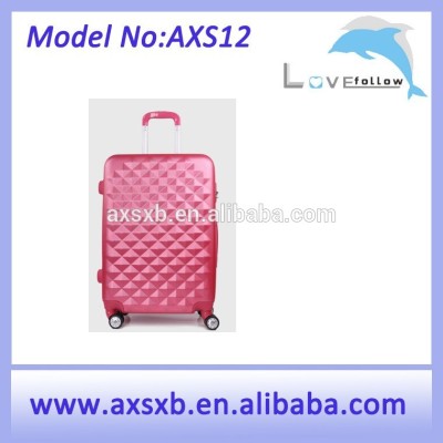 2015 fashion ABS luggage aircraft trolley old fashioned suitcase beauty case