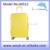 2016 light colorful ABS trolley case with four aircraft wheels