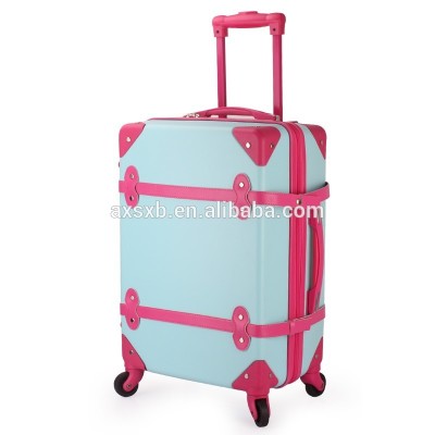 lovefollow 2016 hotsale European style ABS old fashionable trolley luggage case