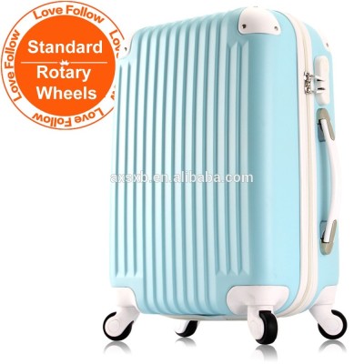 LOVEFOLLOW candy color ABS Hard shell trolley travel Luggage suitcase