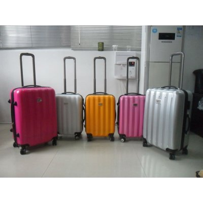 N ABS PC 3 pcs set zipper sky travel hotel trolley luggage