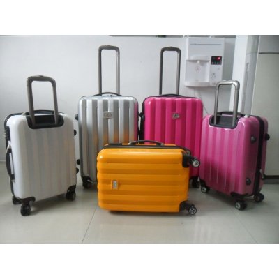 ABS+PC zipper sale luggage pull handle trolley luggage