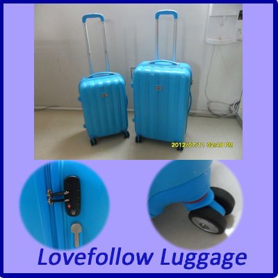 ABS PC 3 pcs set travel trolley custom made luggage