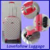 PC zipper printing trolley suitcase for trave