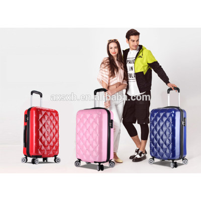 ABS+PC beauty case bag trolley with wheels