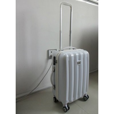 custom eminent zipper travel trolley luggage suitcase
