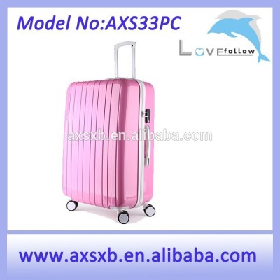 2015 fashion foldable pilot trolley case abs trolley case boarding trolley case