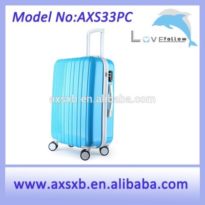lovefollow 2015 fashion hard shell trolley luggage case, suitcase for business and travel