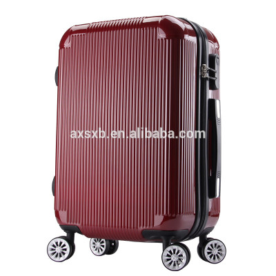 trolley suitcase /abs trolley luggage /abs pc printing trolley bag