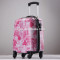 ABS pc 210D lining printed hard shell luggage