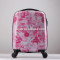 ABS pc 210D lining printed hard shell luggage