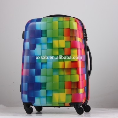 2015 ABS+PC luggage /3pcs(20 24 28)/trolley luggage/trolley suitcase