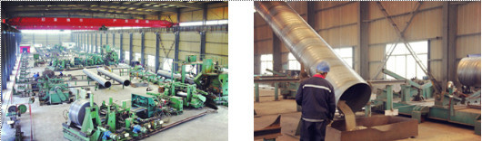 spiral welded pipe factory
