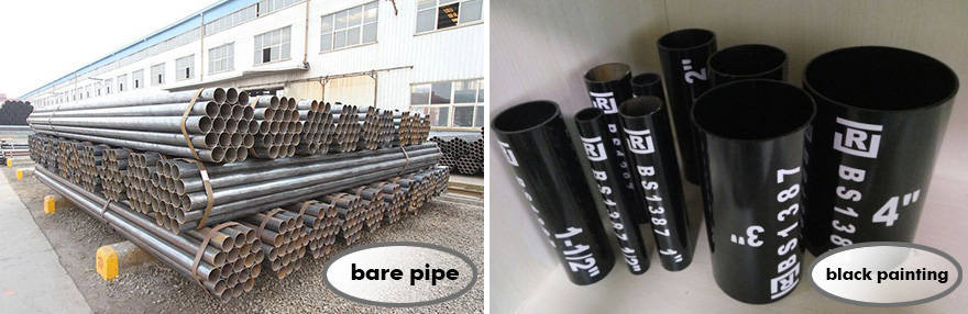 erw steel pipe surface