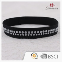 Unisex non slip sport rubber elastic headbands with silicon dots for basketball