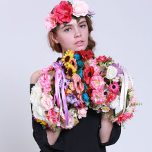 How to match flower crown set,completely make your outfit?