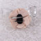 Color custom fabric large flower hair clip woolen flower brooch