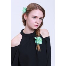 How to match flower hair clip set?