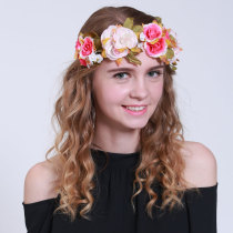 Fashion romantic girl cute flower headband crown