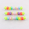 Lovely caterpillar hair clip child colorful ribbon animal hair clips