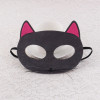 Handmade cheshire puss in boots kids kitty cute felt cat masquerade party mask