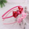 Latest grosgrain fruit ribbon bow hair band for kids