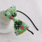 Popular floral large bow hair band for girl