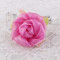 Colorful shinning flower chiffon rose flower hair clips wholesale