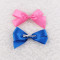 Beautiful plain color big ribbon bow hair clip for girl