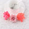 Mini coral elastane toddler flower hair clip supplier