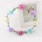 Colorful rose floral crown for girl