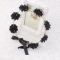 Black daisy flower garland with factory price