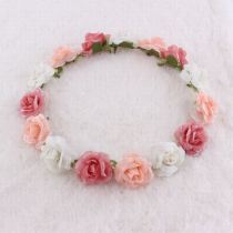 Shining rose flower crown for girl