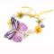 Big butterfly flower crown headband for child