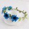 Newest fancy blue daisy flower garland supplier