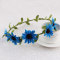 Newest fancy blue daisy flower garland supplier