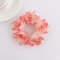 Rose hair scrunchie bridal cuff bracelet