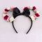 Disney flower Mickey Minnie ears headband with bow