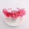 New item colourful silk flower hair hoop pin flower alice band for kids