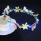 Orchid LED light up flower crown with there color changing