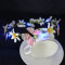 Orchid LED light up flower crown with there color changing