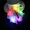Blue/pink/white carnation led light up flower hair clip for festival