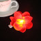 Red/yellow/pink orchid led light flower hair clip for festival